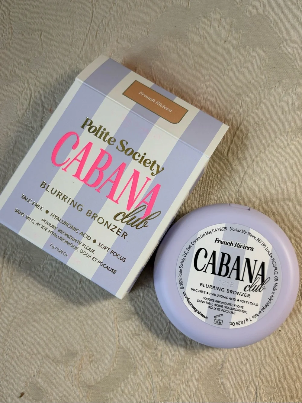 Polite Society Cabana Club Bronzer in French Riviera BNIB